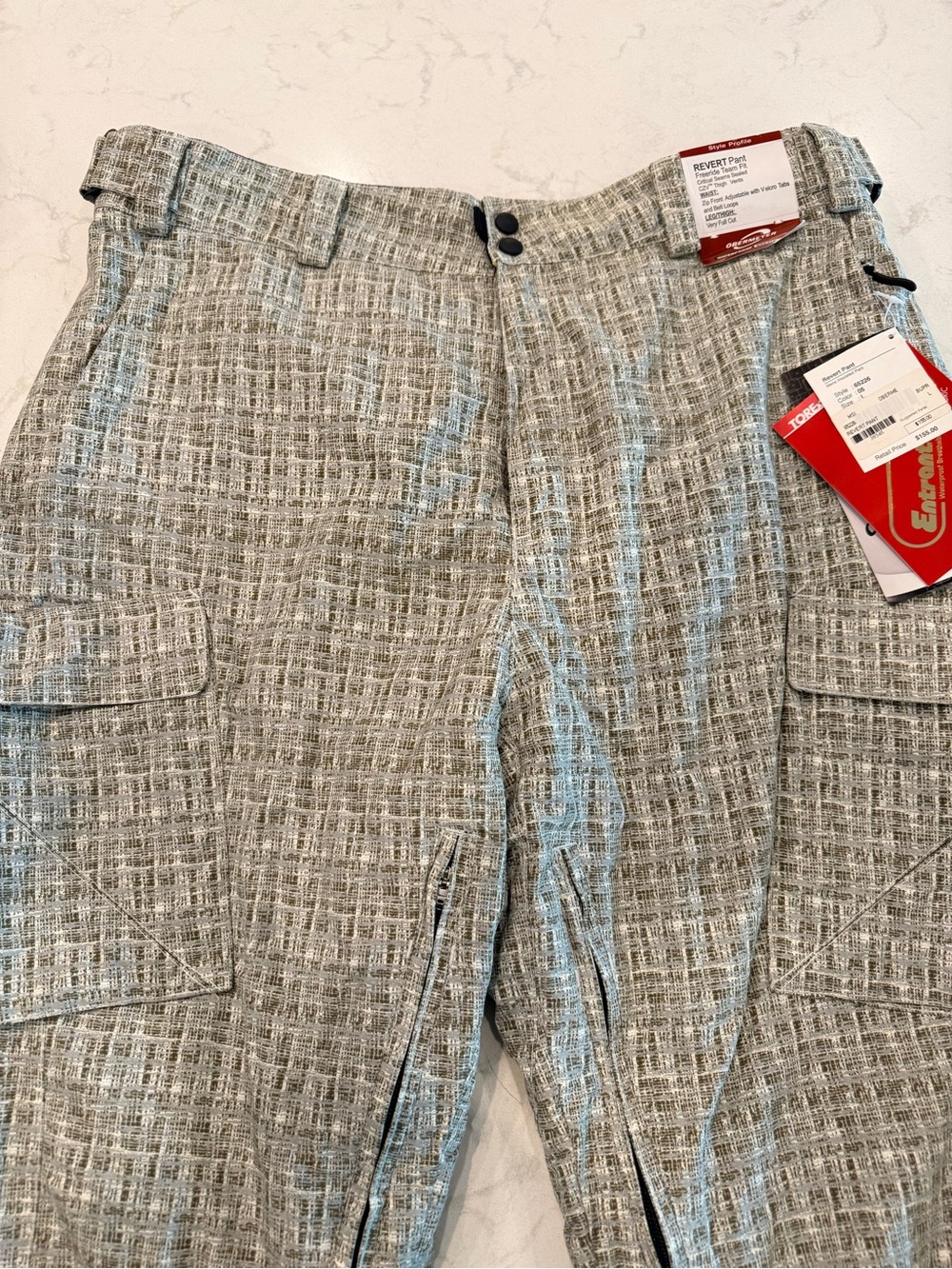 Obermeyer Men's L Gray Ski/Snow Board Pants NWT
